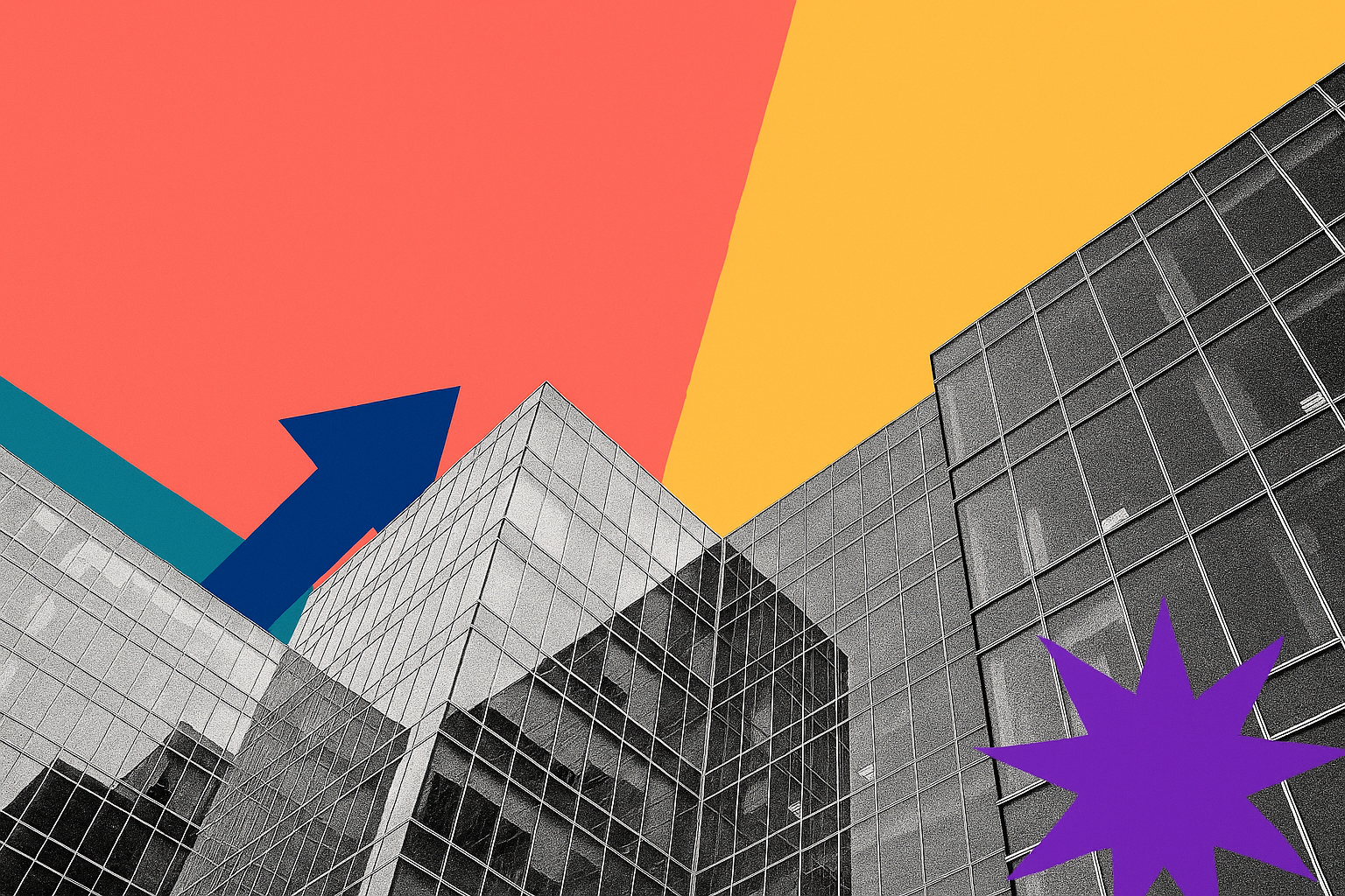 Bold editorial collage for The Fixr